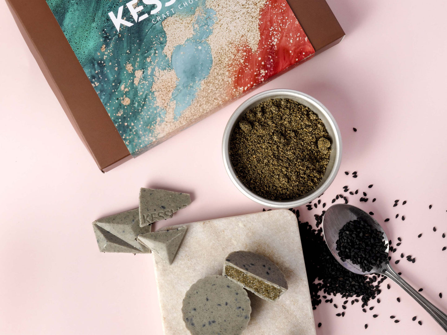 Black Sesame Chocolate Butter Cups Gift Set – 9 Pcs