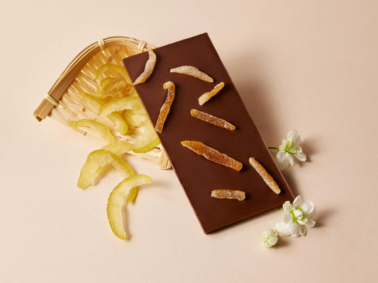 Jasmine Yuzu 56% Dark Milk Chocolate Bar – Single Origin