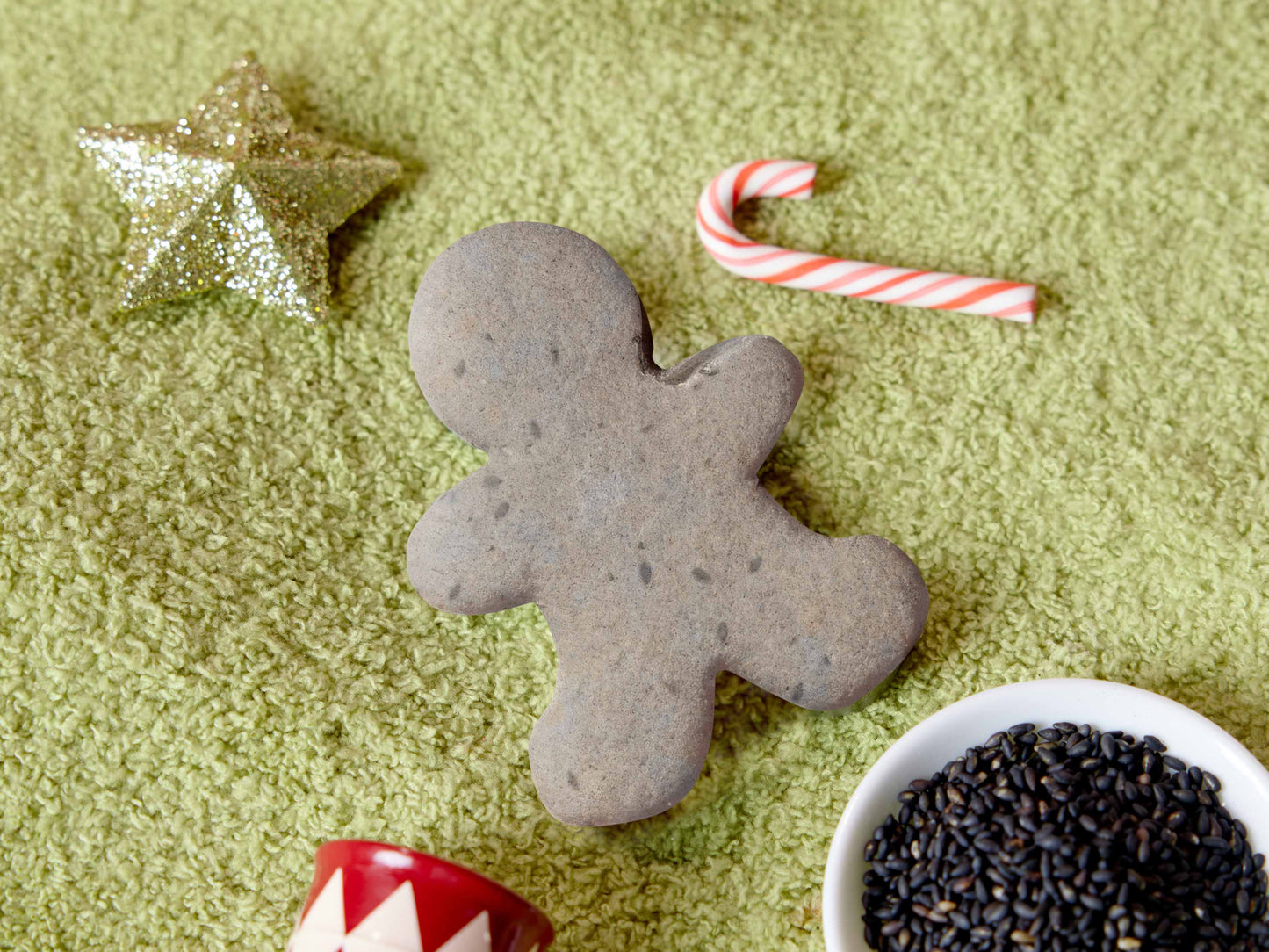 Black Sesame Gingerbreadman Christmas Gift Box – 4-Pack