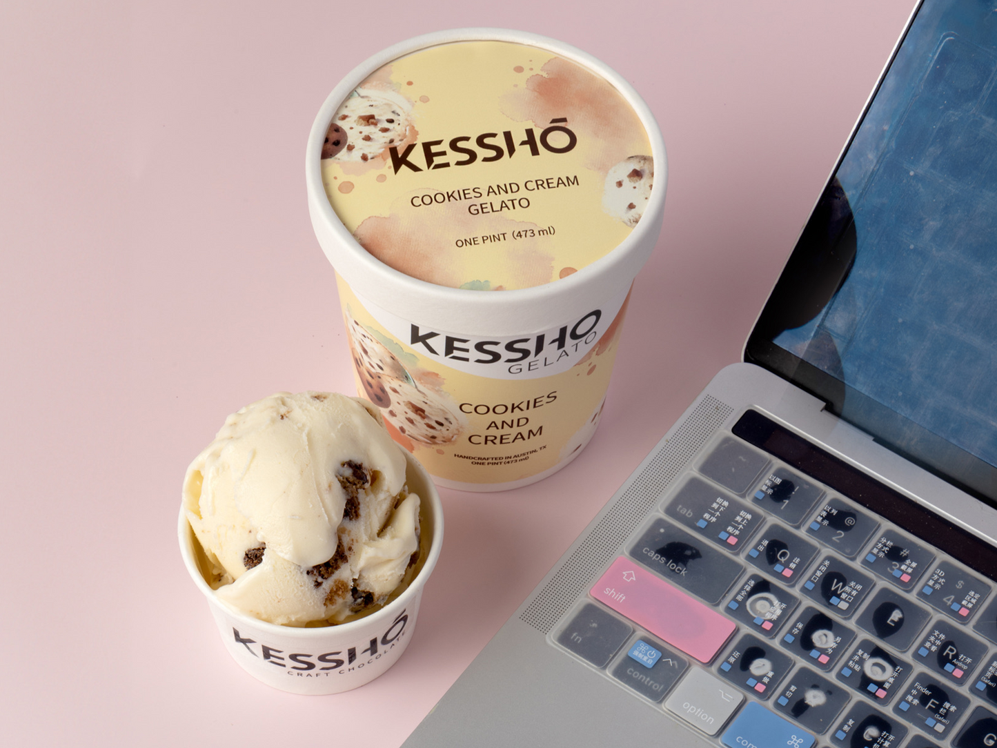 Cookies n Cream Gelato – Pint (Austin Pickup Only)