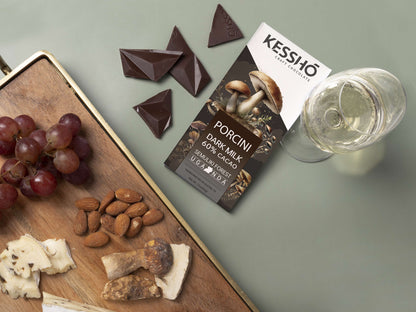 Porcini 60% Dark Milk Chocolate  Bar– Single Origin