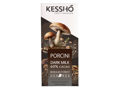 Porcini 60% Dark Milk Chocolate  Bar– Single Origin