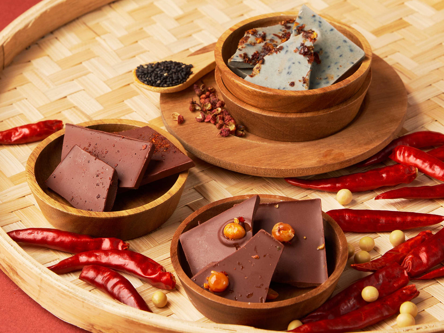 KESSHŌ x Fly By Jing Spicy Sichuan Chocolate Bar Trio (3-Pack)