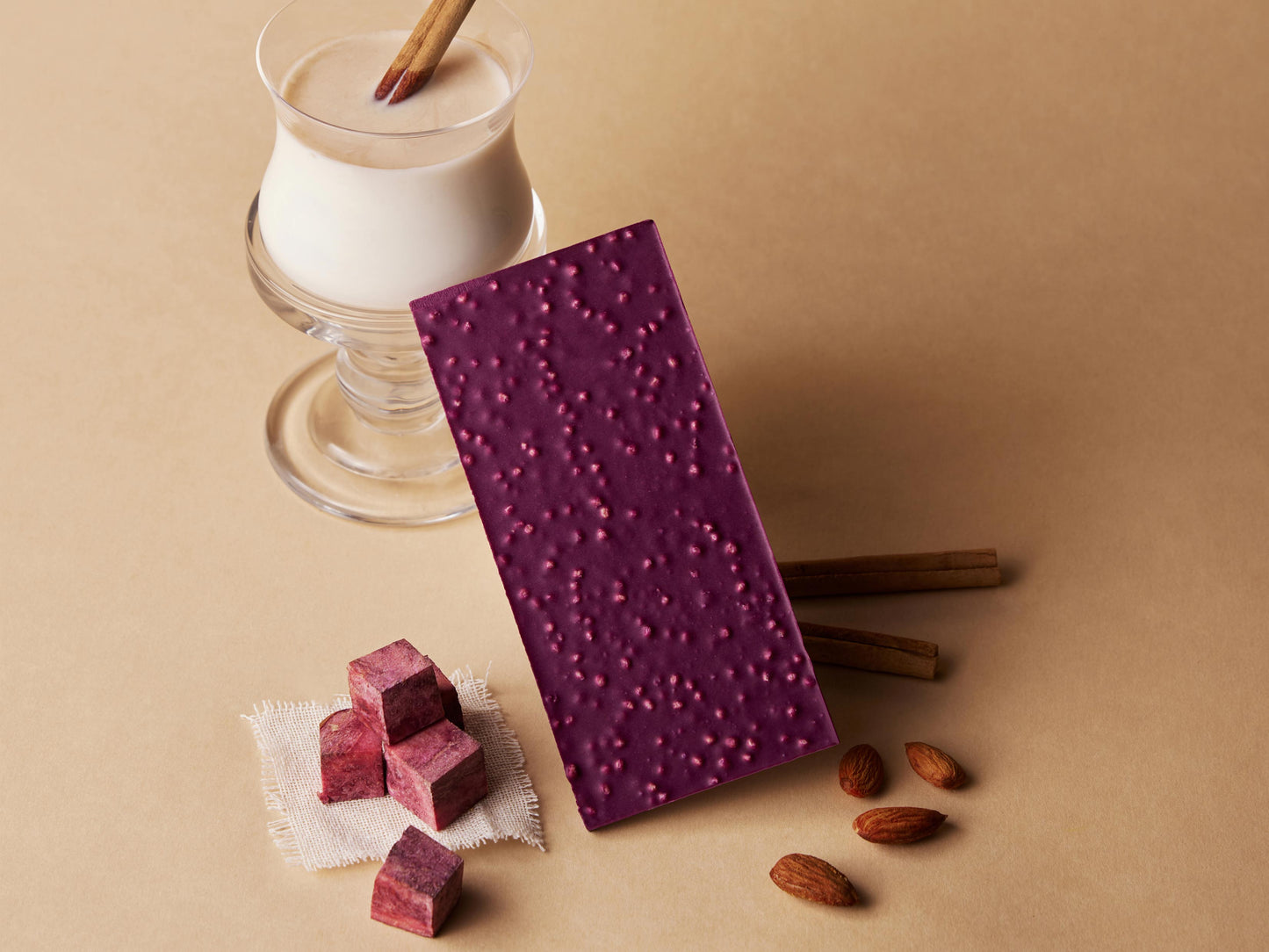 Ube Horchata White Chocolate Bar