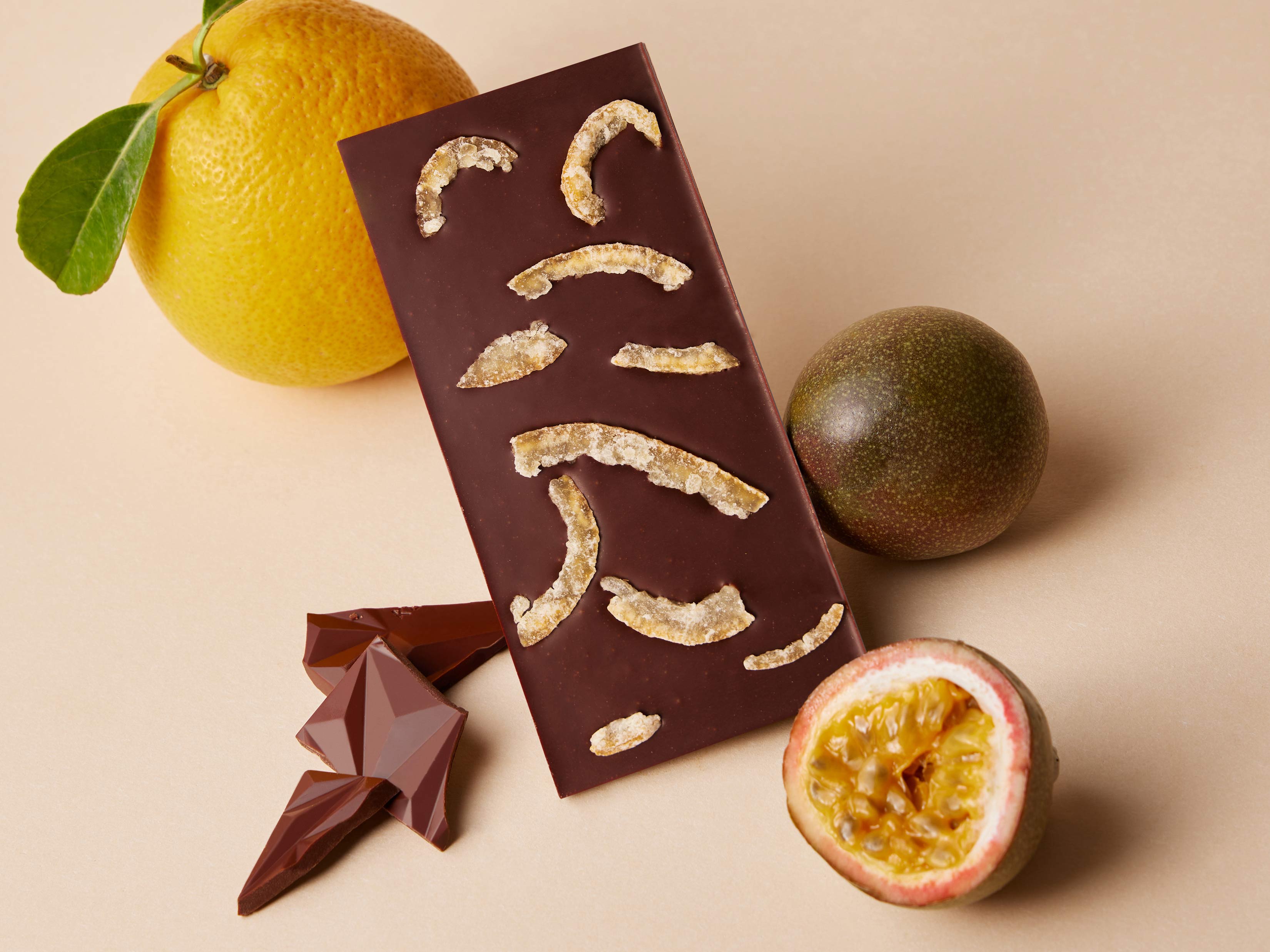 Citrus Eclipse 56% Dark Chocolate Bar – Single Origin