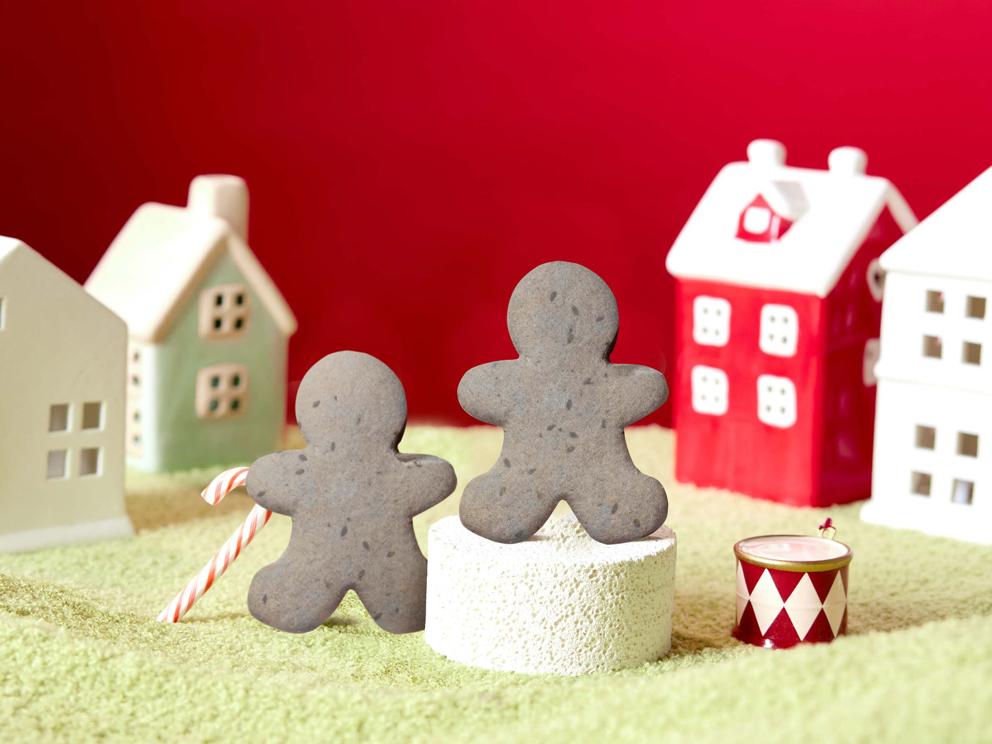 Black Sesame Gingerbreadman Christmas Gift Box – 4-Pack