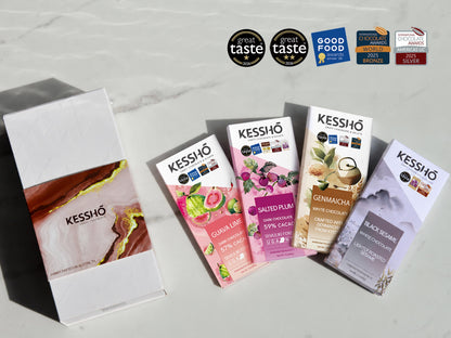 Award-Winning Chocolate Bar Gift Box – 4 Flavors