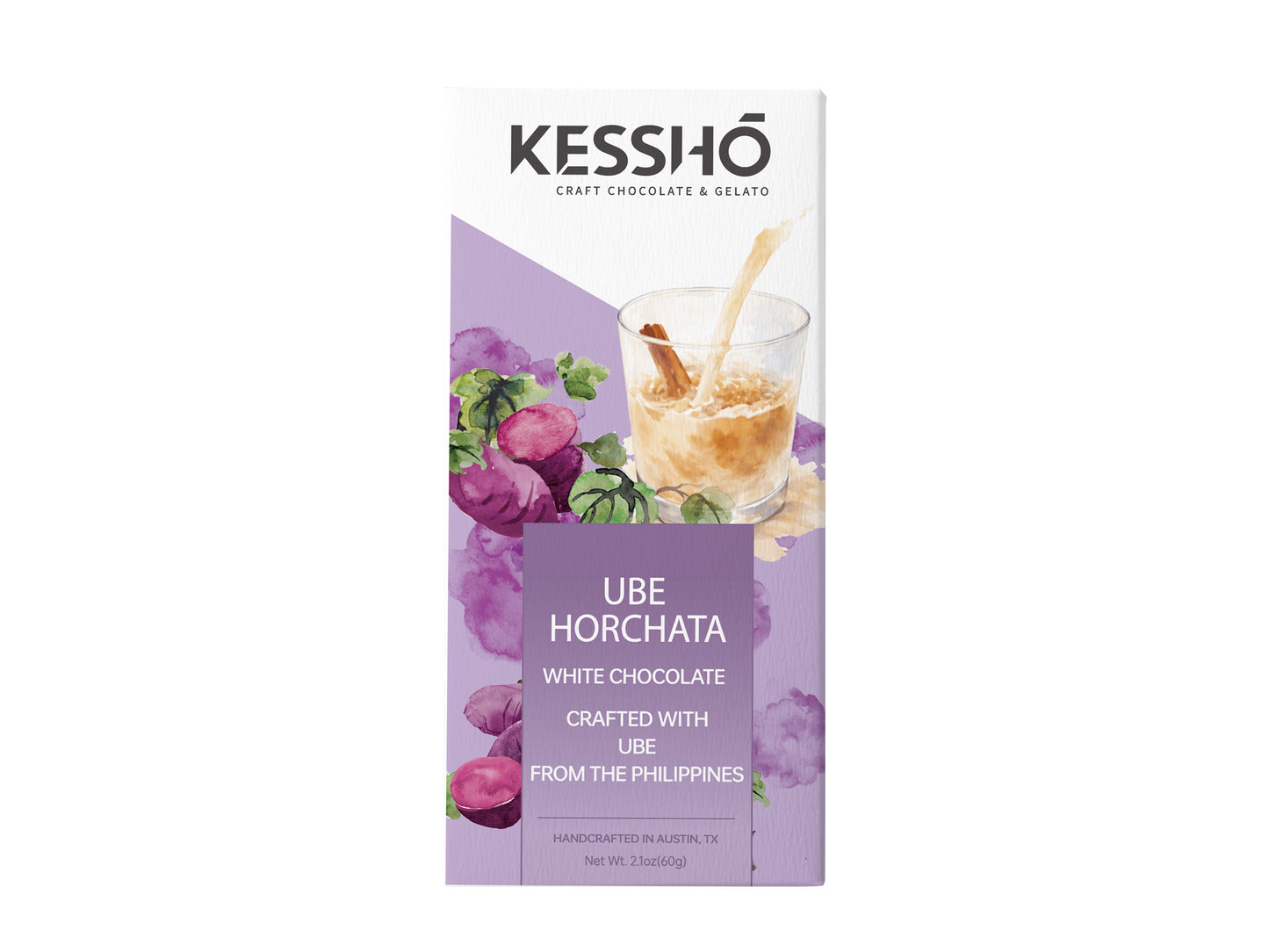 Ube Horchata White Chocolate Bar