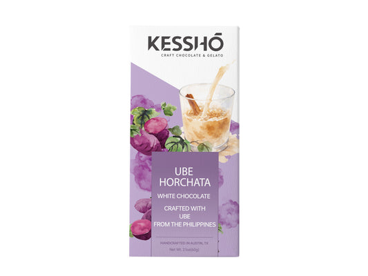 Ube Horchata White Chocolate Bar