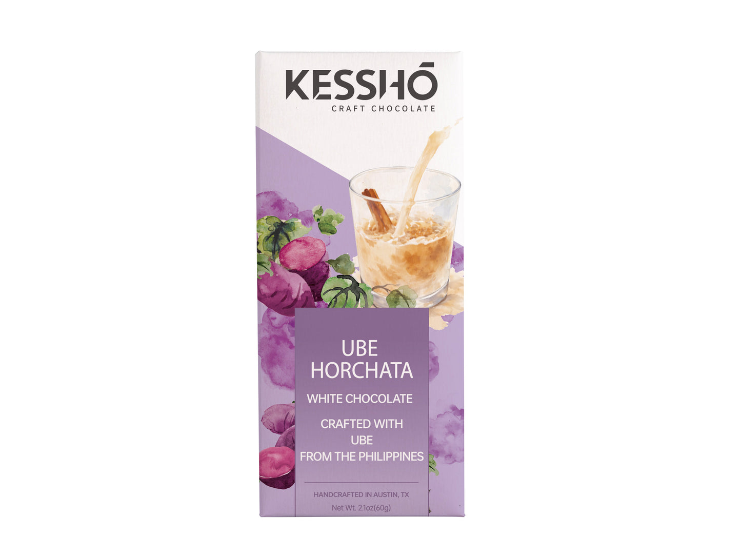 Ube Horchata White Chocolate Bar
