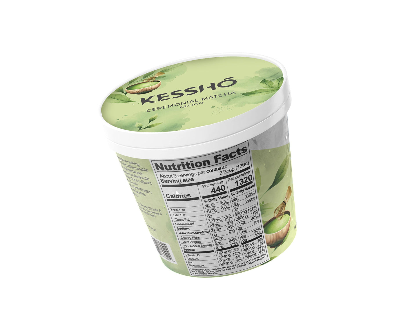 Ceremonial Matcha Gelato – Pint (Austin Pickup Only)