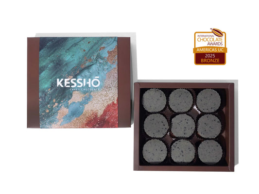 Black Sesame Chocolate Butter Cups Gift Set – 9-Pack