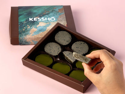 Black Sesame Chocolate Butter Cups Gift Set – 9-Pack