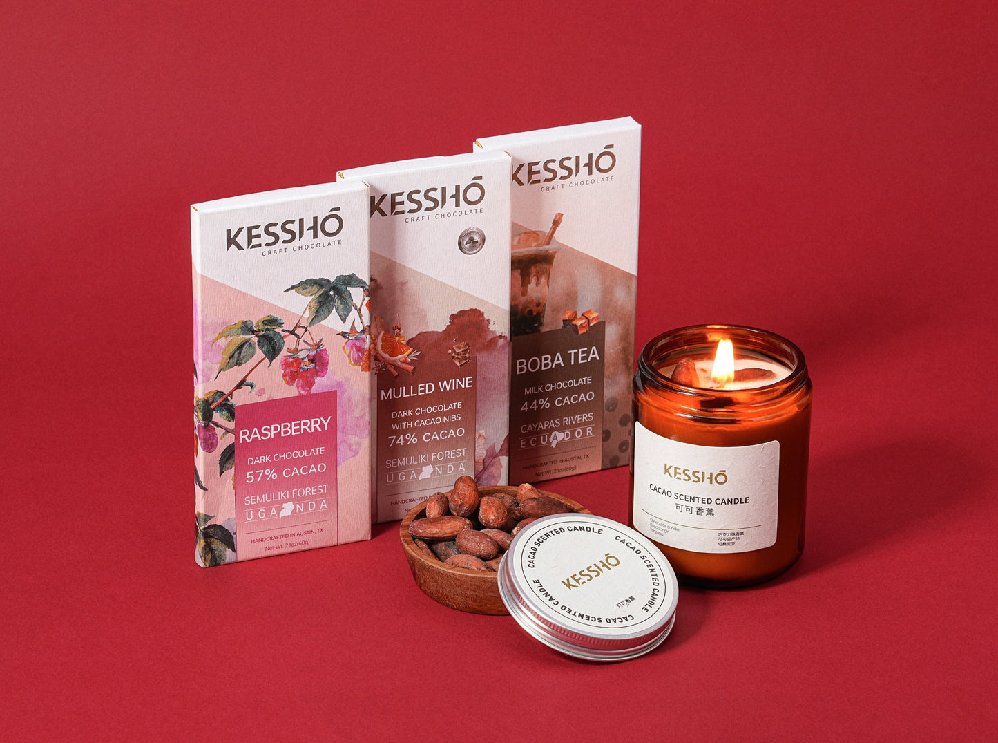 KOKOA KAMILI CACAO SCENTED CANDLE