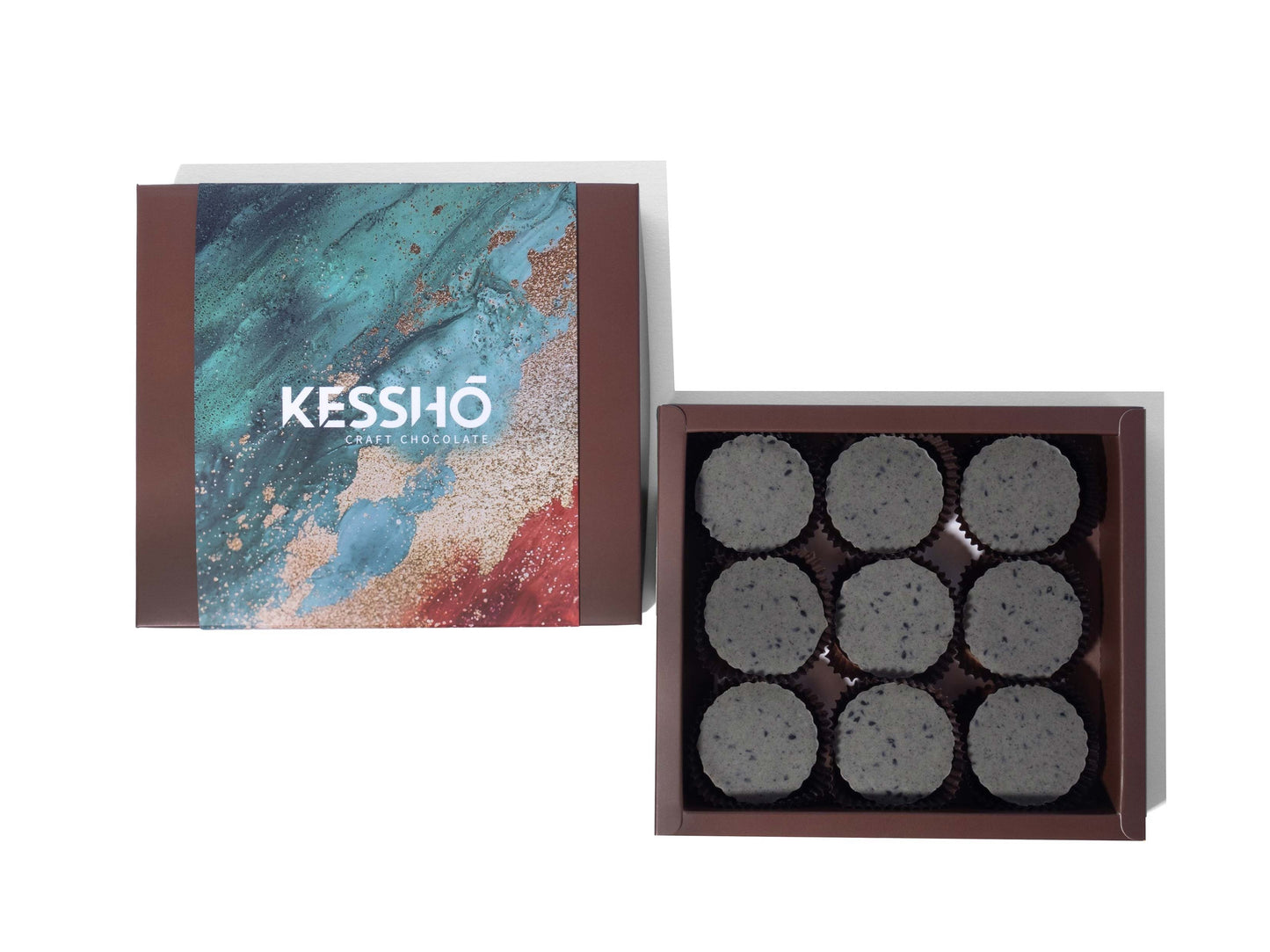 Black Sesame Chocolate Butter Cups Gift Set – 9 Pcs