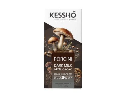 Porcini 60% Dark Milk Chocolate Bar – Single Origin