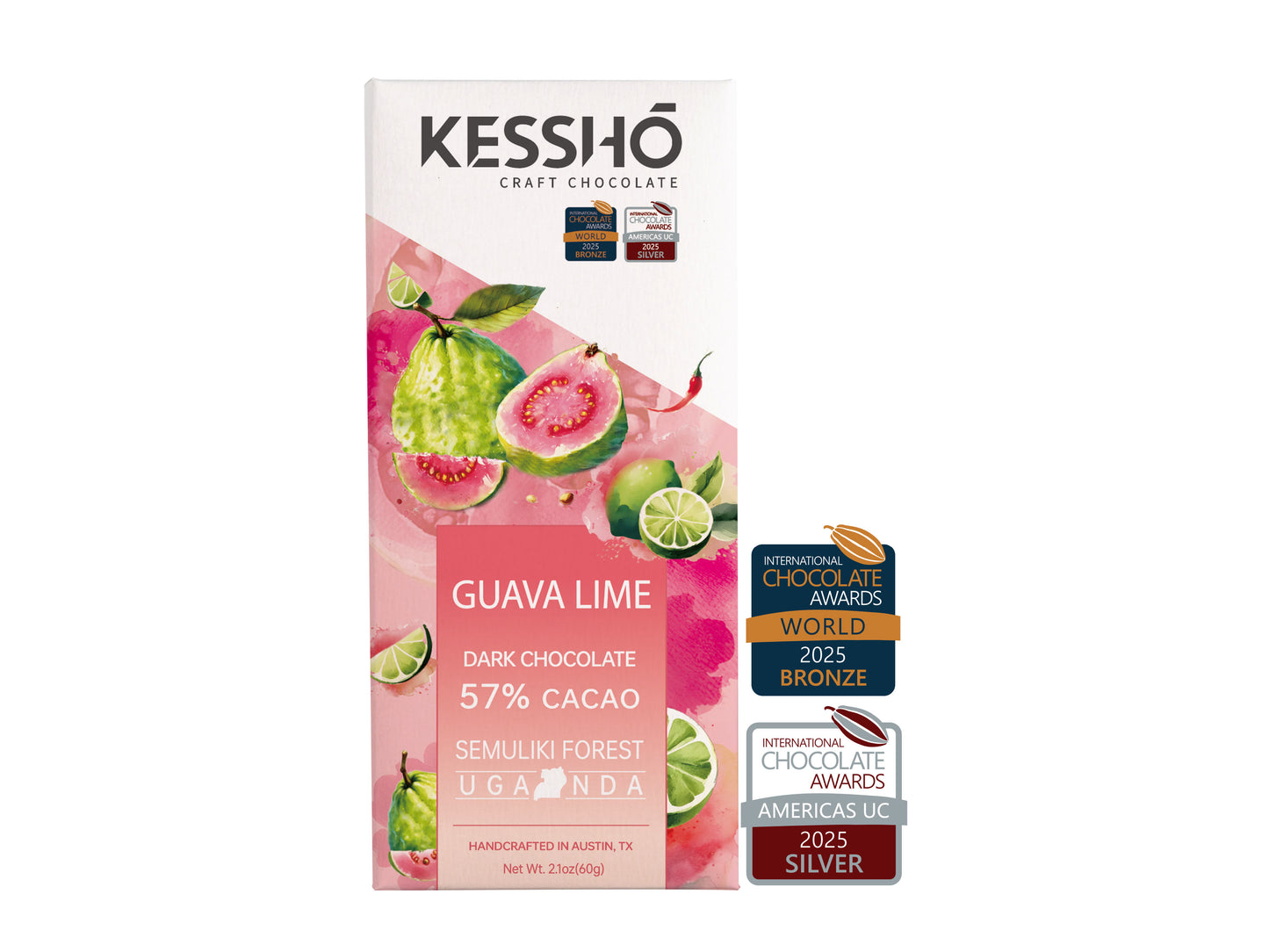 Guava Lime 57% Dark Chocolate  Bar– Single Origin