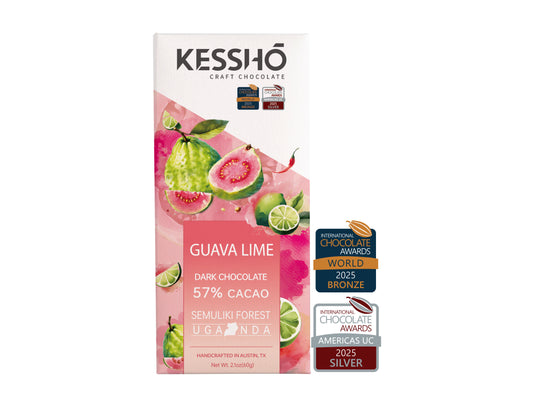 Guava Lime 57% Dark Chocolate  Bar– Single Origin