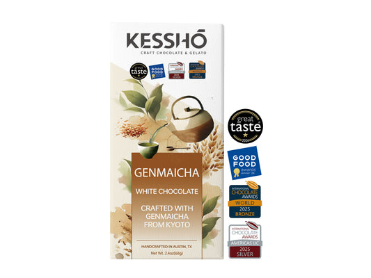 Genmaicha White Chocolate Bar