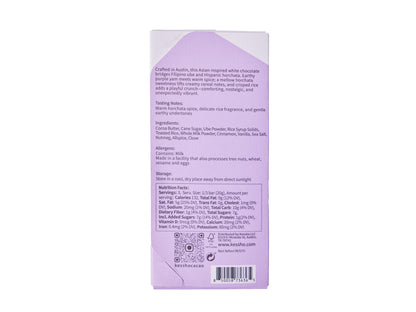 Ube Horchata White Chocolate Bar
