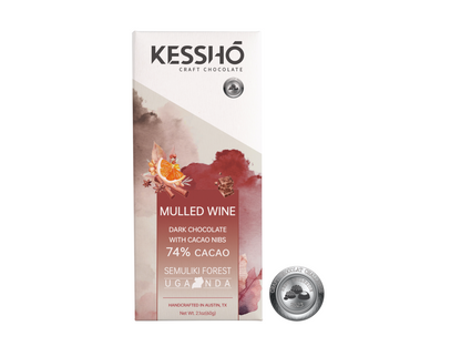 Mulled Wine Dark Chocolate Bar – Single Origin