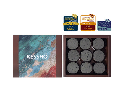 Black Sesame Chocolate Butter Cups Gift Set – 9-Pack